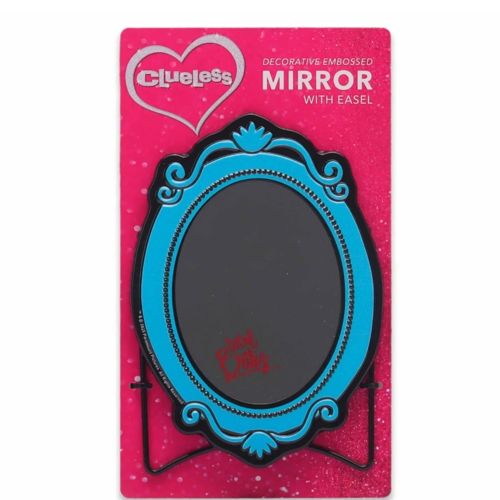 Clueless Decorative Embossed Mirror with Easel SOLD OUT